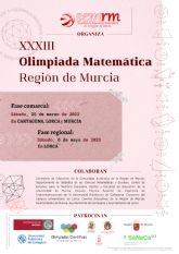 XXXIII olimpiada matemática de la Región de Murcia