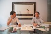 Jos ngel Alfonso y Jos Ballesta mantienen una reunin de trabajo para unir sinergias entre Molina de Segura y Murcia