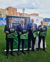 CaixaBank y el UCAM Murcia C.F. presentan la actividad 'Unidos por el baln' en la que participarn ms de 300 niños
