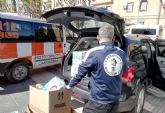 El Club de Taekwondo Mediterrneo dona 300 kilos de alimentos al operativo de emergencia