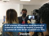 El PP plantea 22 medidas para reactivar el comercio en Molina de Segura, y mejorar la calidad de vida de las personas con TEA