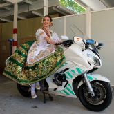 La Reina de la Huerta 2022 y sus damas de honor visitan las instalaciones de la Guardia Civil de Murcia