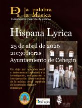 Ceheg�n inaugura las actividades paralelas de la exposici�n �De la palabra a la m�sica� con un concierto de Hispana Lyrica