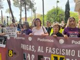 Dos centenares de personas exigen en Murcia la expulsión del diputado de Vox Antonio Martínez Nieto tras sus amenazas contra las mujeres