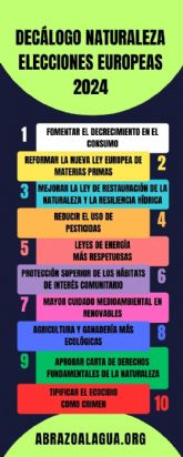 UGT y otras organizaciones sociales comprometidas con el Medio Ambiente presentaron ayer el 'DECLOGO POR LA NATURALEZA' en el Congreso de los Diputados