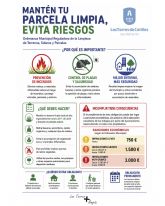 En marcha una campa&ntilde;a informativa municipal para recordar la obligación de limpiar parcelas y solares