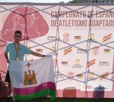 El bullero José Manuel Silva participó en el Campeonato de España de Atletismo Adaptado