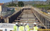 Las obras del tanque antitormentas de Los Dolores finalizarán  el próximo otoño