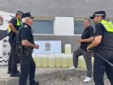 La Polic�a Local incauta 1.500 litros de combustible presuntamente destinados al petaqueo tras interceptar un veh�culo y detener al conductor