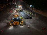 El Ayuntamiento inicia las obras de renovaci�n integral del asfaltado de Ronda Sur en horario nocturno