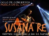 La cantautora Susana Re cierra este viernes el primer ciclo 'Música en el Castillo'