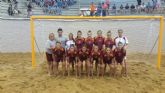 Goleada de la seleccin femenina, en la jornada inaugural del Nacional de ftbol playa