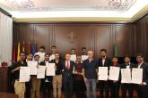 Estudiantes de India se diploman en el Curso de Impresin y Diseño en 3D, de la UCAM