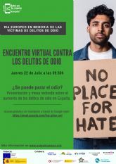 Encuentro virtual y mesa redonda por motivo del día europeo de las víctimas de delitos de odio