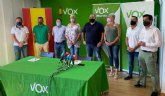 VOX defiende la gestin de sus pedneos: 'Son el mejor ejemplo de cmo se va a gobernar en Murcia'