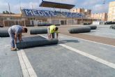 El Ayuntamiento acomete en Urbanizacin Mediterrneo la mejora del campo de ftbol y la reposicin de asfalto en varias calles