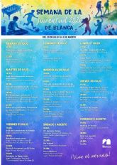 Las actuaciones musicales, los concursos para j�venes y los campeonatos protagonizan las fiestas de la Semana de la Juventud 2026