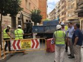 El Ayuntamiento renueva la conducción de la calle Sagasta con una nueva tecnología sin zanjas