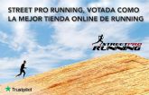 StreetProRunning es la mejor tienda online de running segn los clientes