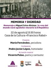 La asociacin Amanecer 31 homenajear al exconcejal y represaliado por la dictadura Miguel Calvo Alczar