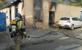 Incendio en una vivienda en la Torrecilla, Lorca