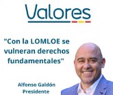 Galdón escribe a Feijóo y Abascal para defender la Religión Católica en la escuela