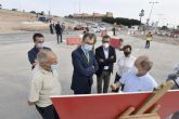 La obra de la nueva rotonda de acceso del Campus de Espinardo de la Universidad de Murcia desde la A-30 encara su fase final