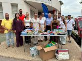 NNGG completa con �xito su campa&ntilde;a solidaria y entrega a Cruz Roja todo el material escolar recogido