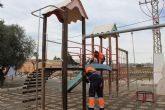 Comienzan las obras de reparación y mejora del parque infantil de La Estación en Puerto Lumbreras