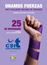 CSIT UNI�N PROFESIONAL conmemora el D�a Internacional de la Eliminaci�n de la Violencia contra la Mujer