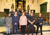 Presentados cinco nuevos agentes en prcticas que se incorporan a la Polica Local de Jumilla