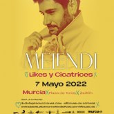 Melendi presentará los nuevos temas de “Likes y Cicatrices” el 7 de mayo en la plaza de toros de Murcia, en la tercera edición de Murcia ON Festival