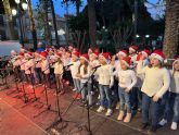 Los escolares aguileños ponen música a la Navidad