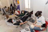 Más de 100 personas ya han donado en el maratón de donación de sangre de Cartagena