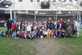 Alumnos del colegio Virgen de la Candelaria de Caravaca visitan el Estadio Municipal Cartagonova