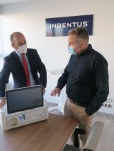 El director del INFO visita la empresa Inbentus, beneficiaria de las ayudas del programa Neotec