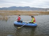 Muestreos en las aguas de las lagunas de las salinas