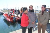 Cruz Roja presenta una nueva embarcación de Salvamento Marítimo en el Mar Menor