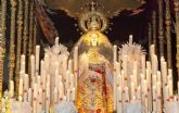 Toque de campana del trono de la Virgen del Rosario