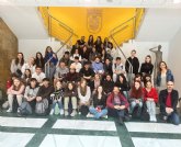 Estudiantes de intercambio en San Javier visitan el Ayuntamiento