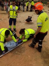 El 061 valora el funcionamiento del Plan sectorial sanitario de emergencias tras un simulacro