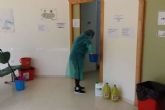 Refuerzo en la limpieza de los consultorios abiertos durante la crisis sanitaria