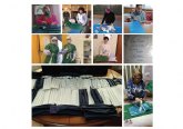 Voluntarios de Cehegn confeccionan 1500 batas y 1000 mascarillas para los centros sanitarios