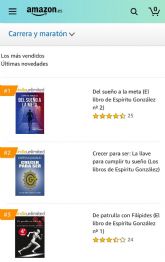 El policía y escritor cartagenero, Espíritu González, copa con tres de sus obras, las tres primeras posiciones de ventas de libros en Amazon