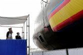 Su Majestad el Rey preside la ceremonia de puesta a flote del S-81 en Navantia Cartagena