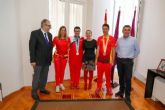 Los medallistas paralmpicos Juan Carlos Mellado y Jos Carlos Moreno, recibidos como campeones