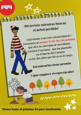 'En busca del rbol perdido', as es el juego con el que se reta a los vecinos a encontrar los rboles que Carmen Fructuoso asegura haber plantado en El Carmen