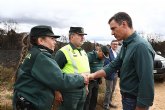 Pedro Snchez visita las zonas afectadas por el incendio en la Sierra de la Culebra