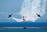 El cielo de Santiago de la Ribera vuelve a acoger a la Patrulla guila con una exhibicin el domingo 24 de julio