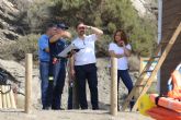 El Alcalde supervisa el dispositivo integral de vigilancia y rescate puesto en marcha en el litoral lorquino con motivo del verano